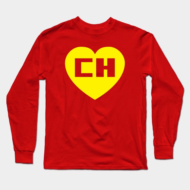 Chapulin Colorado Long Sleeve T-Shirt by JaimeMargary